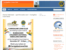 Tablet Screenshot of carrigalinelions.com